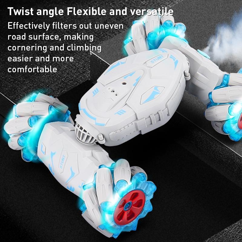 Stunt Car with 2.4g Remote Control - Single Rc Torsion Design - Blue