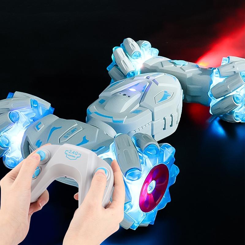 Stunt Car with 2.4g Remote Control - Single Rc Torsion Design - Blue