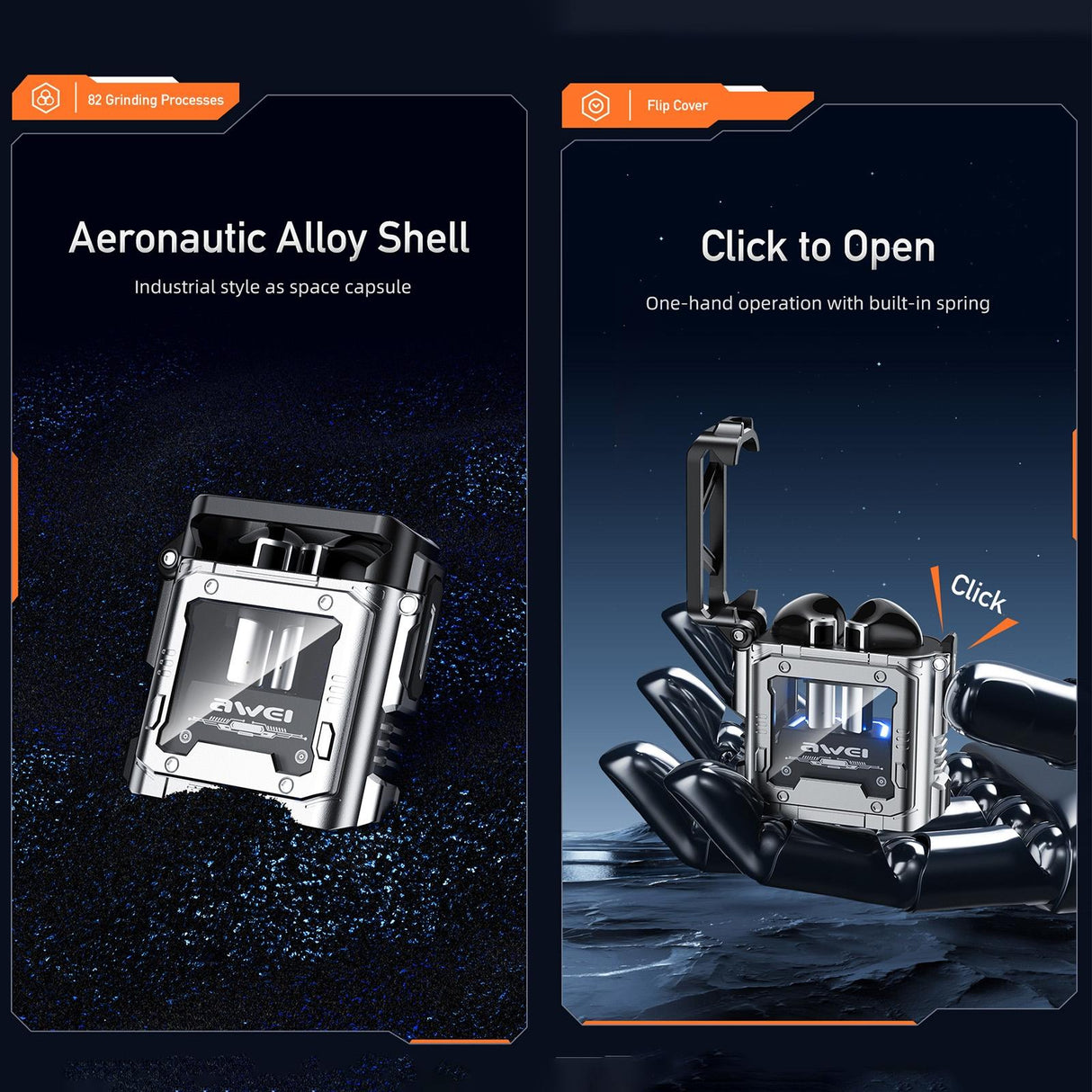 Wireless Gaming Earbuds - Tws Bluetooth - Silver