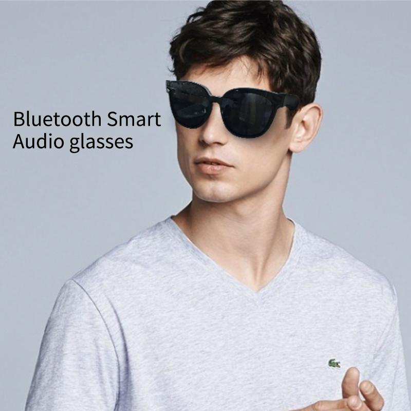 Smart Audio Sunglasses with Bluetooth Earphone - A13 - Brown