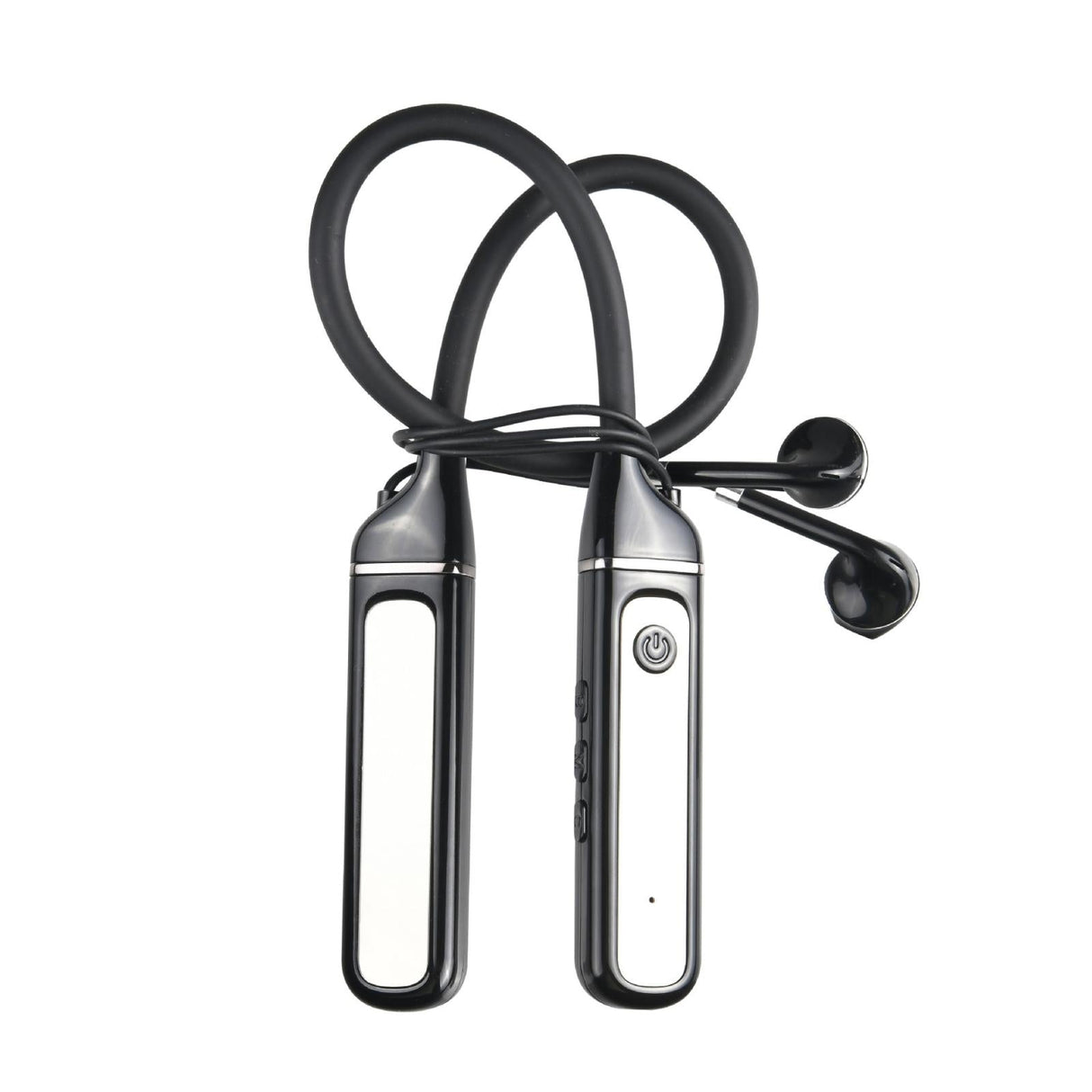 Wireless Sports Earphones with Bluetooth 5.3 and Built-in Sound Card - White