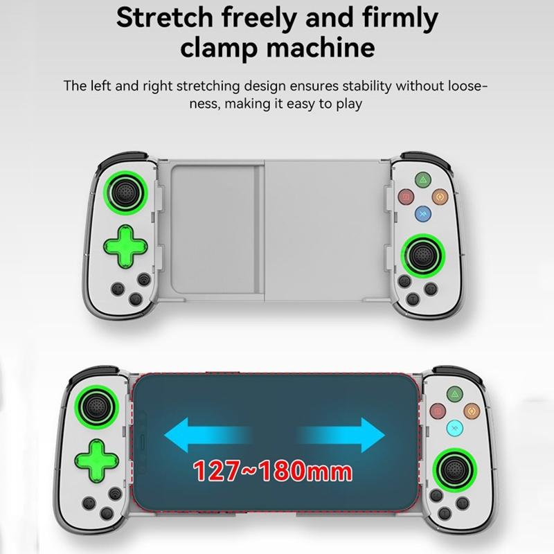 Versatile Retractable Gamepad for Pc / Android / Ios / Win / Mac / Switch - White