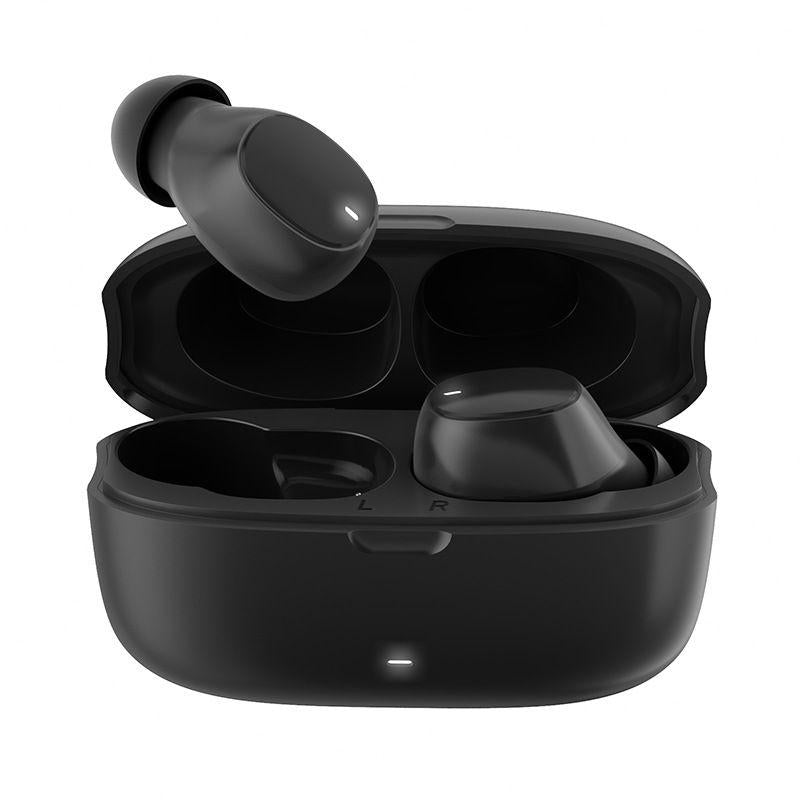 Wireless Earphones with Ai Noise Cancelling Mic and Bluetooth 5.3 - Black