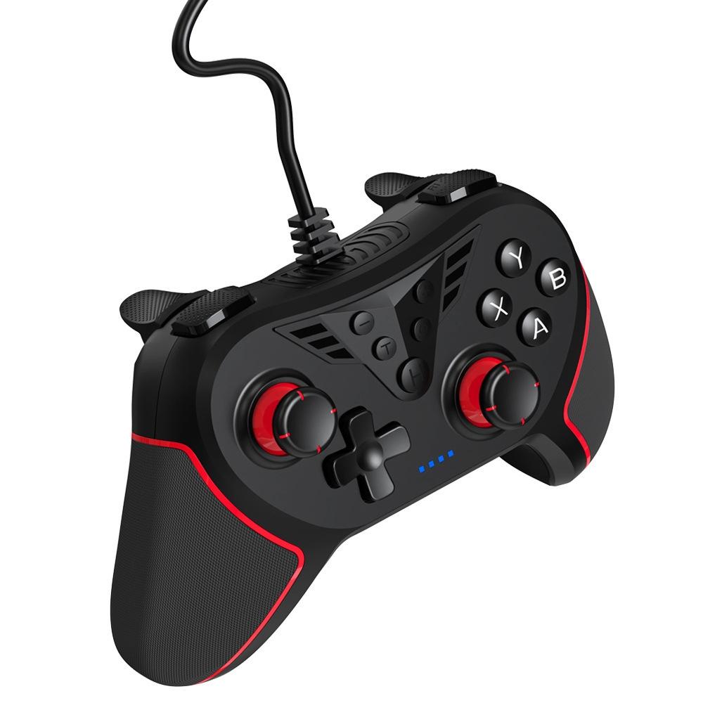 Usb Gamepad with Vibration and Burst for Switch / Pc - Black