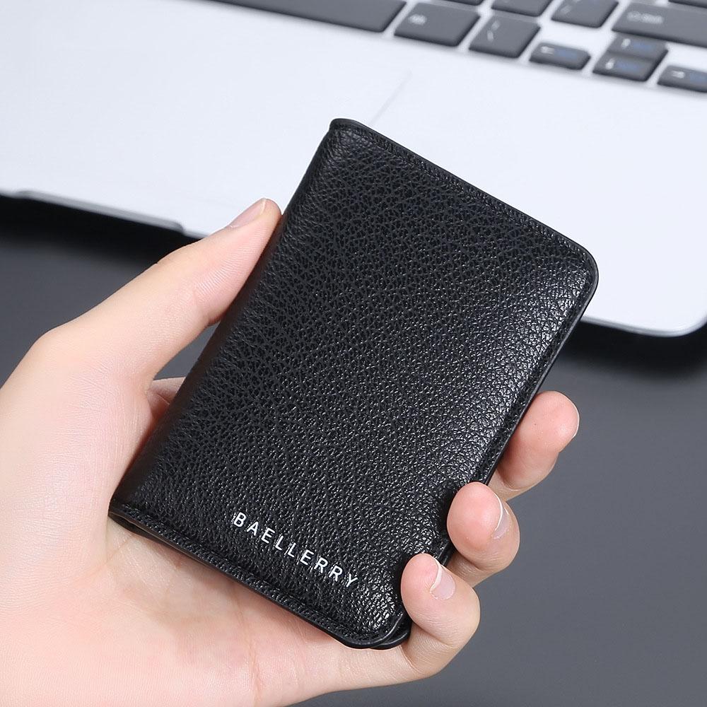 Lightweight Litchi Pattern Card Holder Coffee