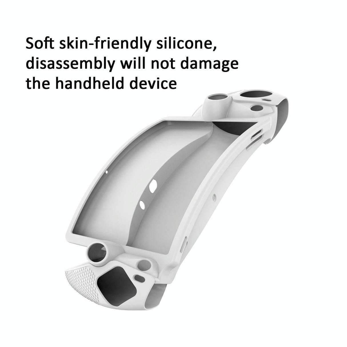 Protective Cover for Sony Ps Portal Game Console - All-inclusive Oil Spray Case - White