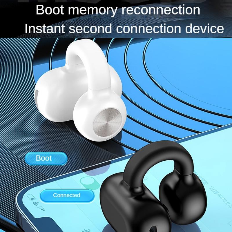 Wireless Single-ear Bluetooth 5.3 Earphone - Z28 - White Box Packag