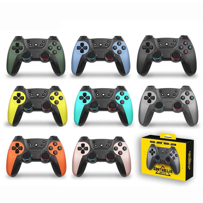 Wireless Bluetooth Game Controller for Switch Pro Pc and Android with Vibration Wake-up - Elegant Silver
