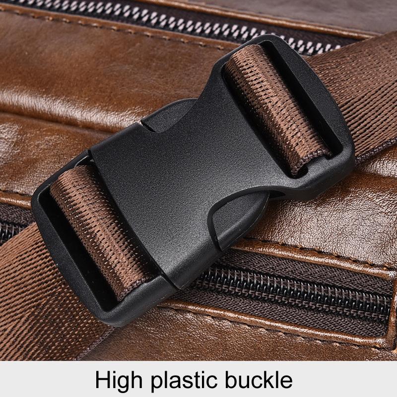 Large Capacity Waterproof Sports Waist Pack For Men - Brown