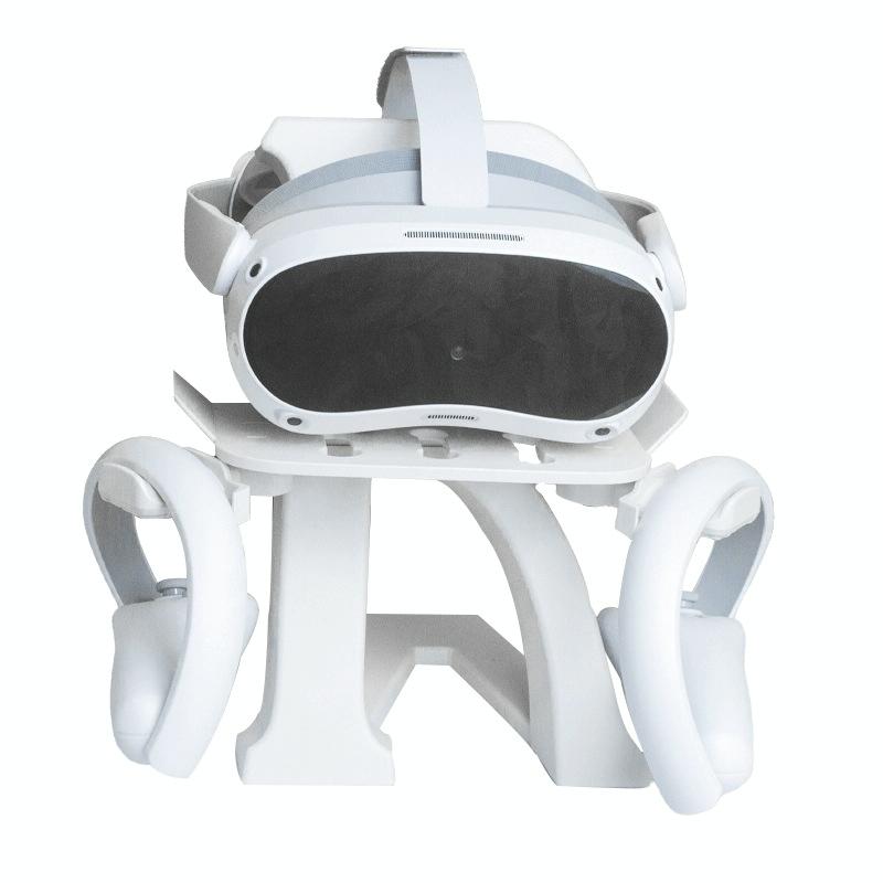 Universal Vr Headset Stand for Meta Quest 2 - Display your Device - White