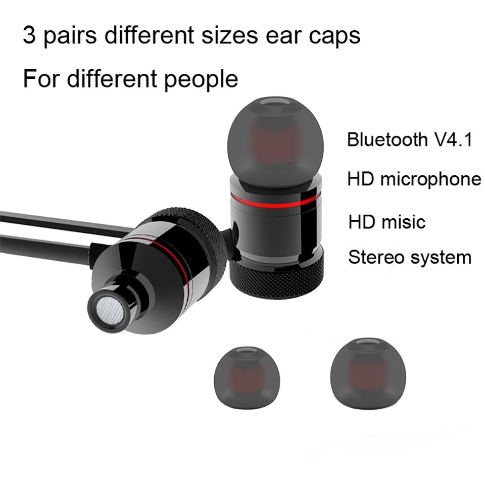 Wireless Bluetooth Sport Earbuds with Mic - Moreblue S07 - Gold