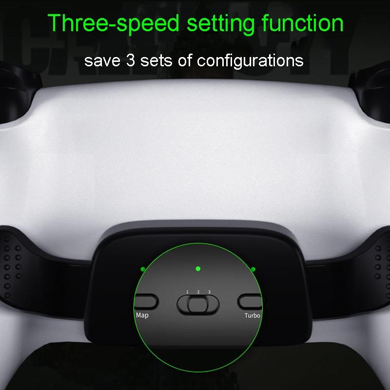 Customizable Dual Back Clip for Ps5 - White Diy Kit