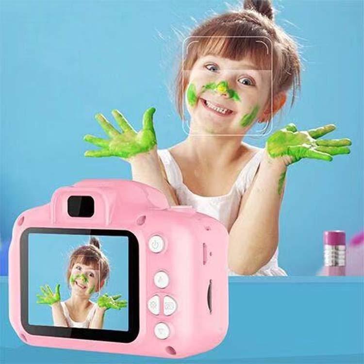 Portable 8.0mp Hd Children's Digital Camera with 2.0 Screen - Pink