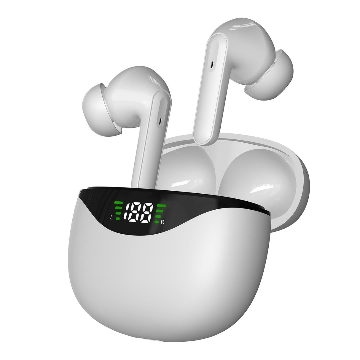Wireless Tws Bluetooth Earphones - Stereo Sound - White