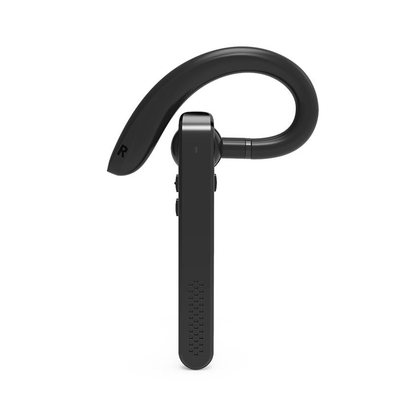 Wireless Bluetooth Earphone with Noise Reduction - Ear-mounted - Silver