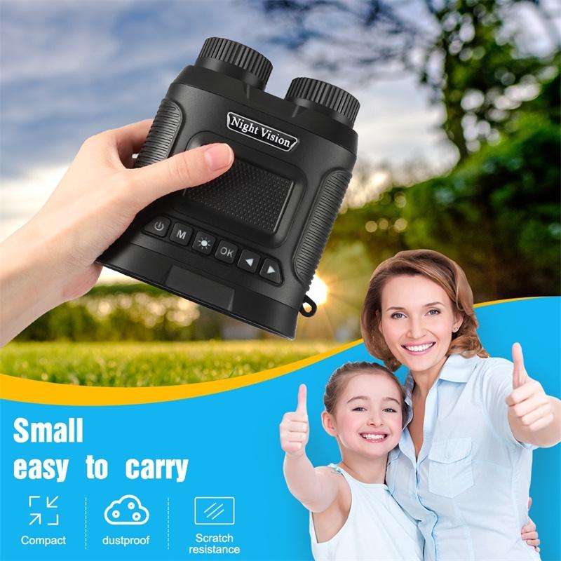 3 Digital Night Vision Binoculars with 3 Ips Screen - Green
