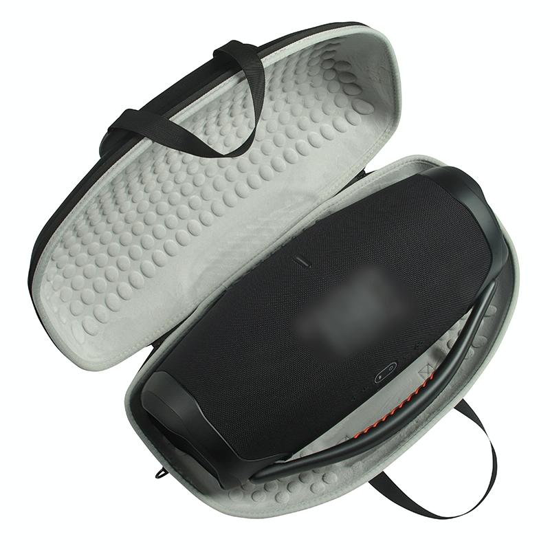 Jbl Boombox 3 Portable Storage Case with Charger Bag - Eva Material - Black + Grey