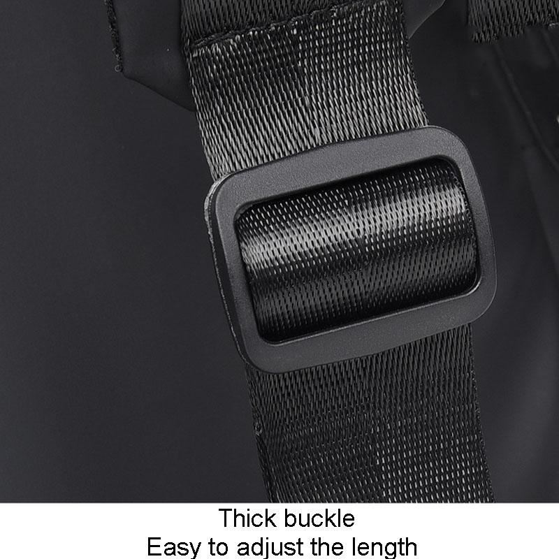 Large Capacity Waterproof Crossbody Chest Bag - Gray