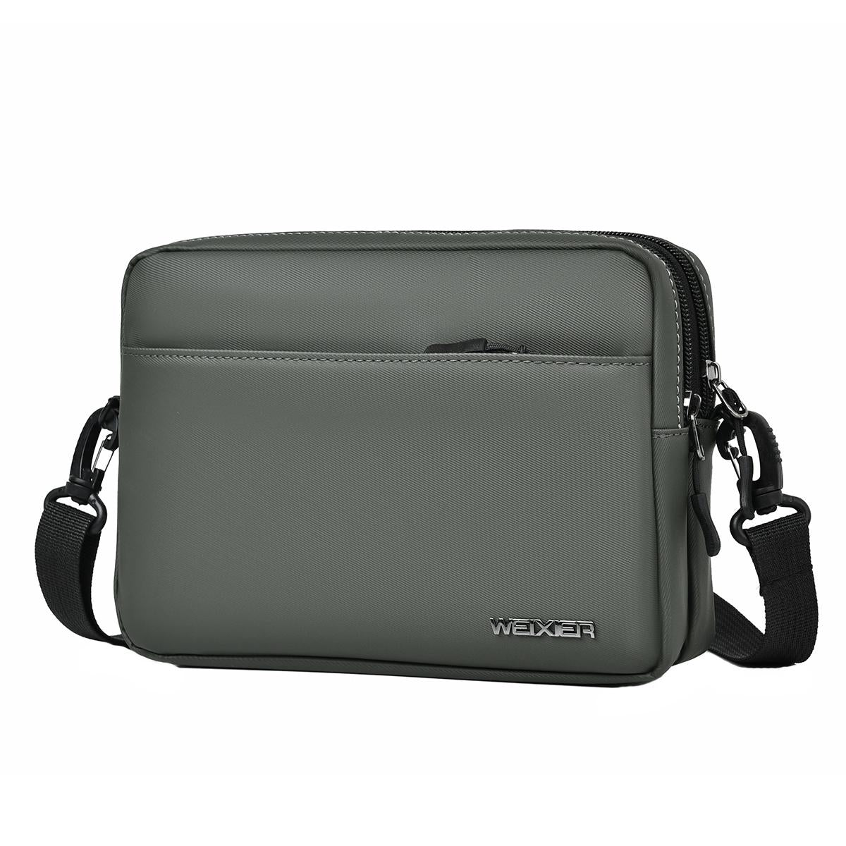 Waterproof Multifunctional Men Messenger Bag - Grey