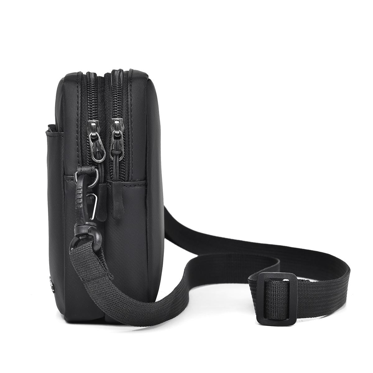 Waterproof Multifunctional Men Messenger Bag - Grey