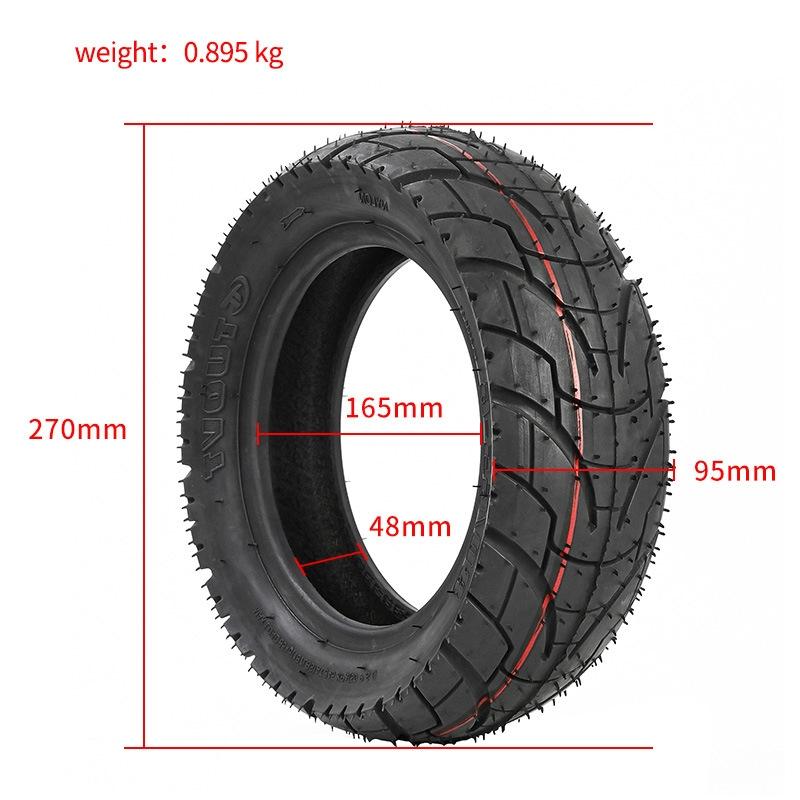 10 inch Electric Skateboard with Vacuum Outer Tire - Kugoo M4 Tuovt 80 / 65-6.5 - Off-Road Tire