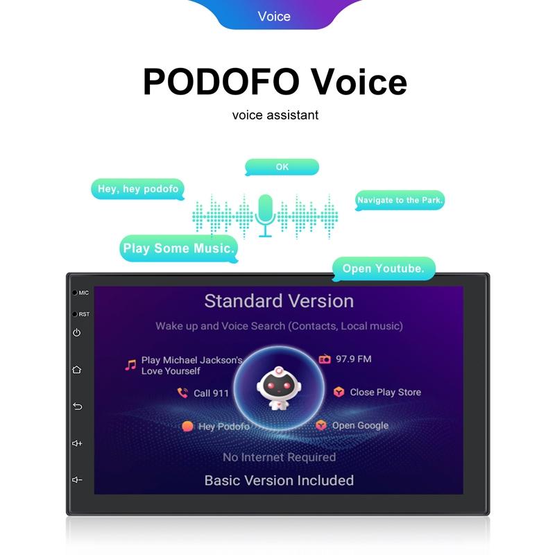 Universal Wireless Carplay Car Navigation Center - 13.0 Monitor - Standard + Ahd Camera 7Inch