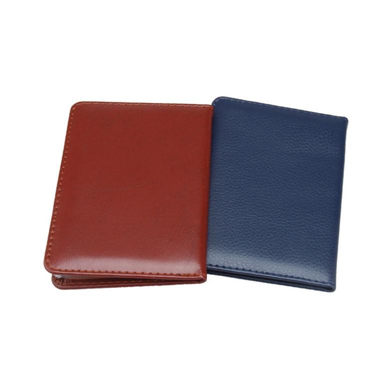 Russian Driver License Holder Genuine Leather Case - Black