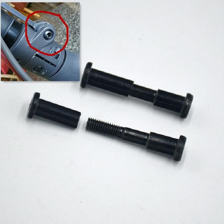 2-pack Inner Hex Lock Screws for Xiaomi Mijia M365 Electric Scooter - White