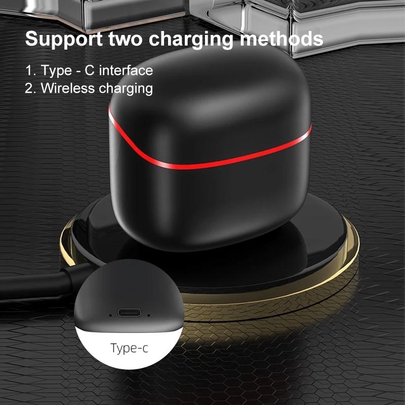 Wireless Sport Earphones with Touch Control and Mic - Bluetooth 5.0 Stereo Bass - White