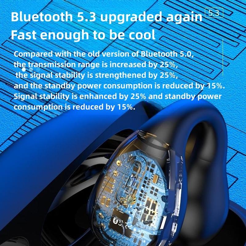 Wireless Noise-cancelling Bluetooth Earbuds with Led Display - Khaki