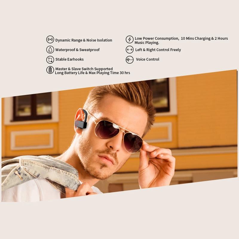 Jho-a9 Tws Wireless Bluetooth Earphones with Charging & Storage Bag