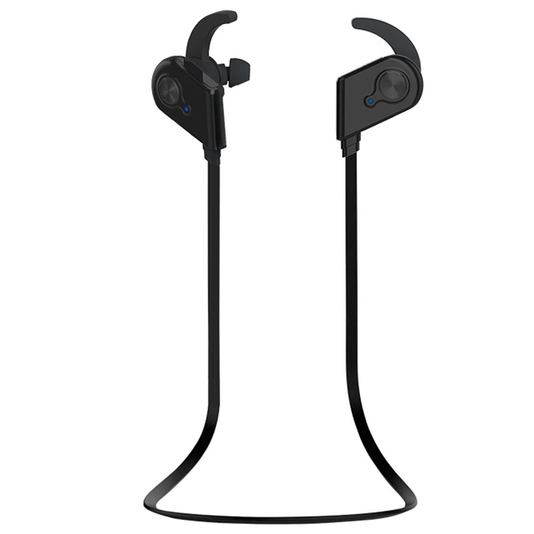 Wireless Bluetooth In-ear Headset with Magnetic Switch & Indicator Light - Black