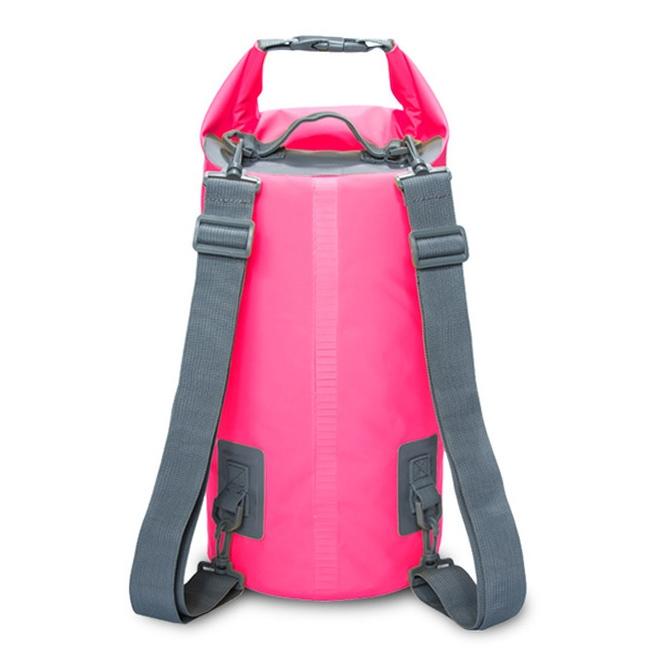 Waterproof Dual Shoulder Dry Bag 50L Capacity - Black