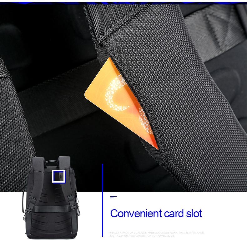 Large Capacity Business Laptop Backpack with Usb Port - Breathable & Stylish Black 30x15x44cm