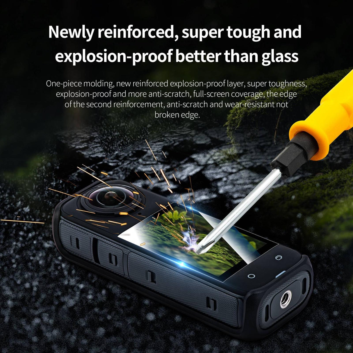 2-pack Tempered Glass Film for Insta360 X4 - Hd Quality