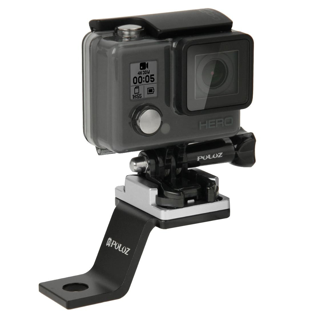 Universal Motorcycle Mount for Action Cameras - Black