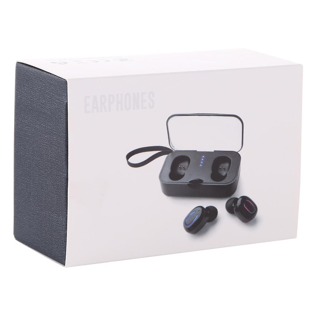 Wireless Stereo Bluetooth Earphones with Charging Case -tws Dazzling - Black