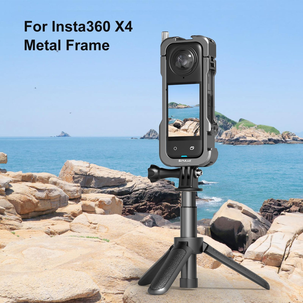 X4 Rig Housing Frame with Lens Cover for Insta360