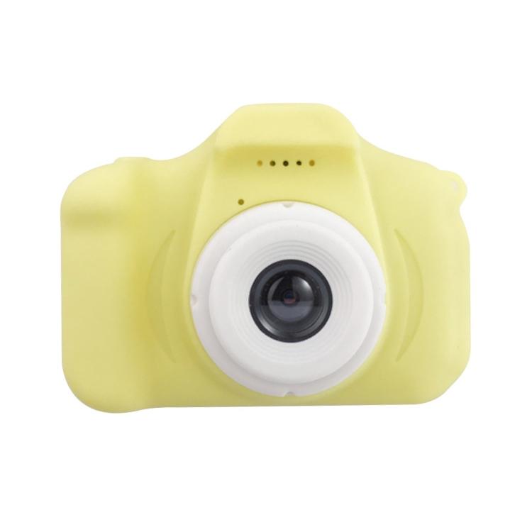 Mini Children Camera with 2.0 Lcd Screen - 800w Single Camera - Yellow
