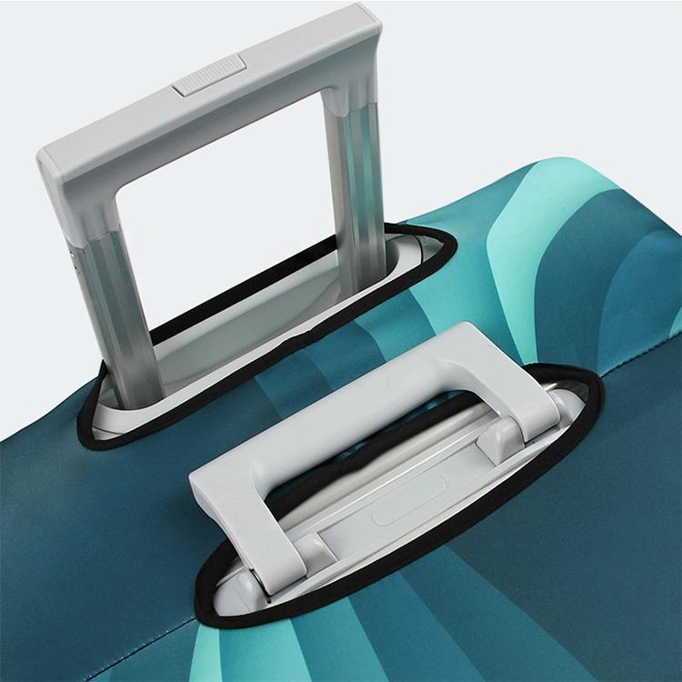 22-24 Inch Travel Suitcase Dust Covers - Elastic & Abrasion-resistant - Blue Ripple