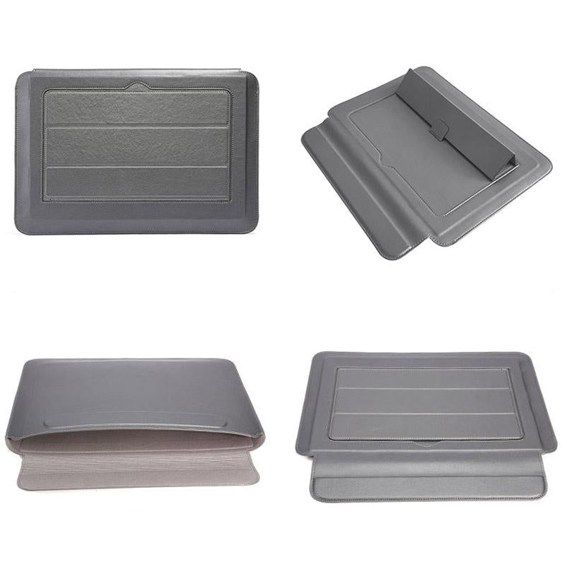 Multifunctional Laptop Bag Stand - Fits 13.3-14 Inches - Black - Gray With Power Bag