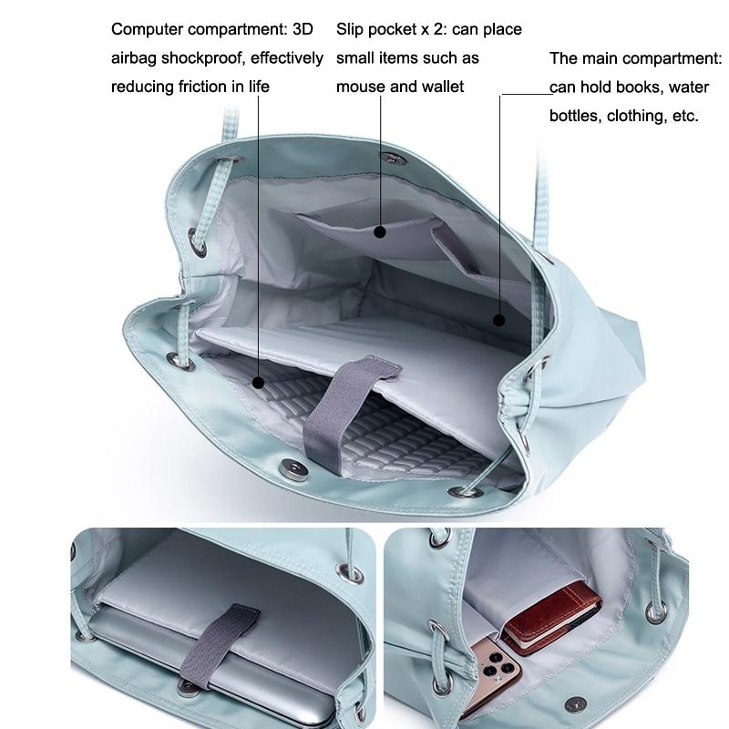 Medium Apple Macbook Shoulder / Messenger Bag - Handheld - Lake Blue