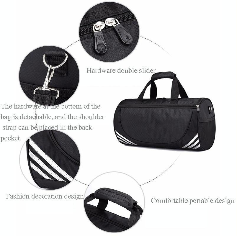 Versatile Gym Bag for Active Travel and Leisure - Silver