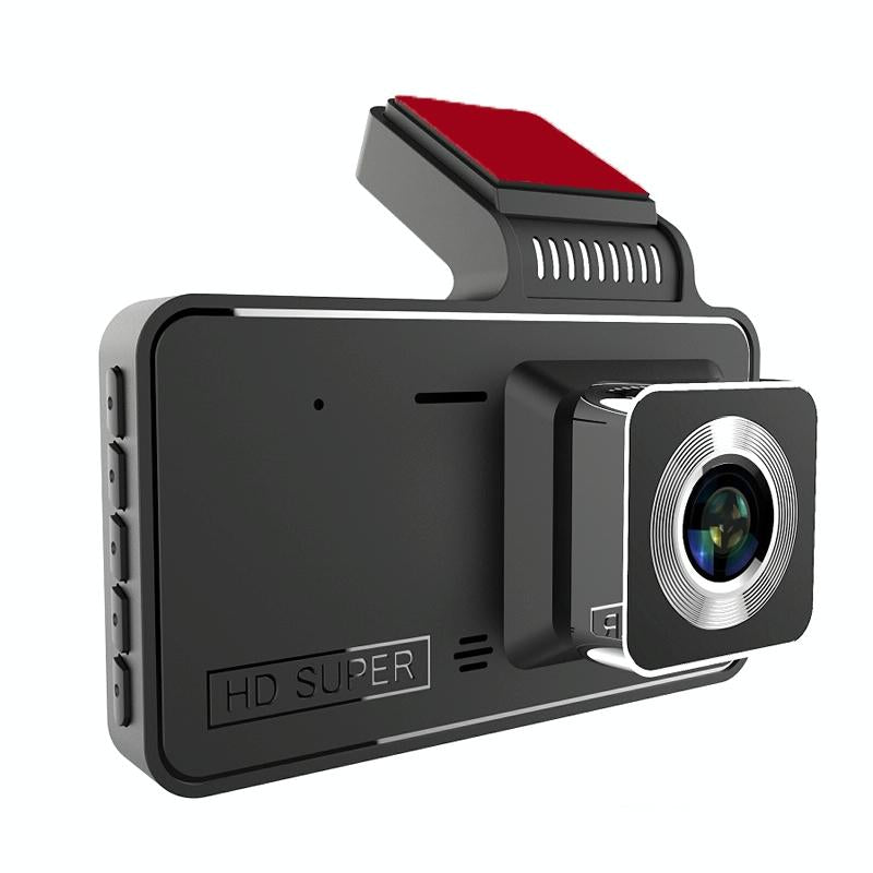 Hd Night Vision Dash Camera - 4 Inches Easy Install - Dual Record