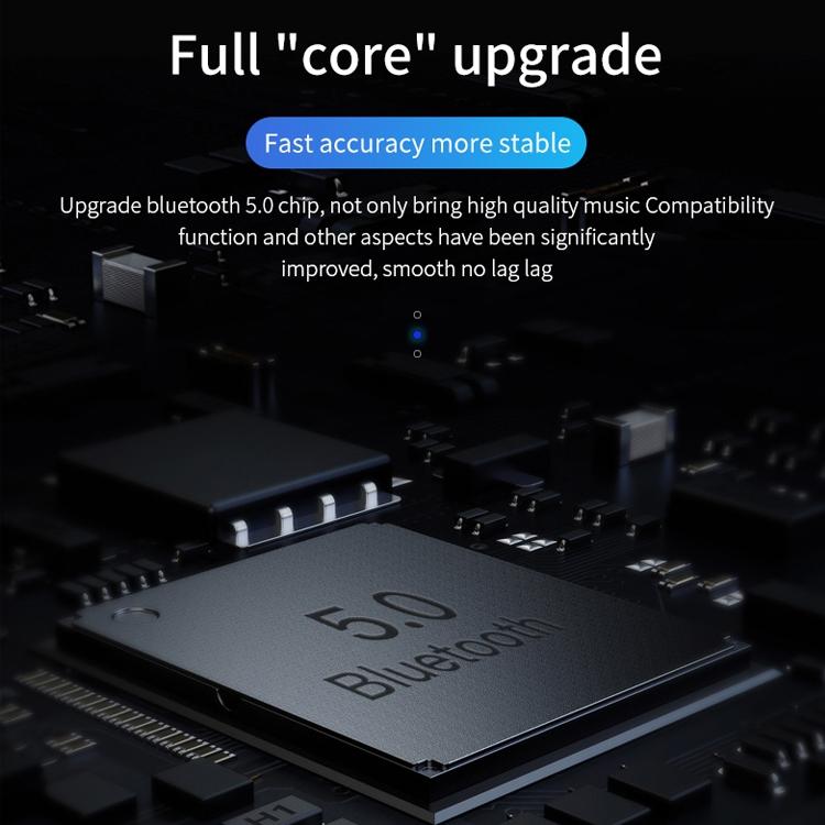 Wireless Sports Bluetooth 5.0 Earphones - Binaural Stereo - Black