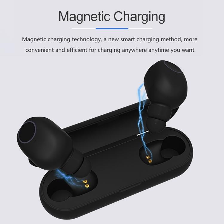 Wireless Sports Bluetooth 5.0 Earphones - Binaural Stereo - Black