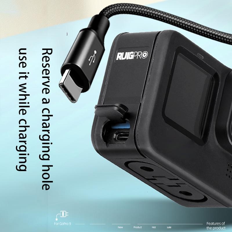 Aluminum Battery Side Interface Cover for Gopro Hero10 / Hero9