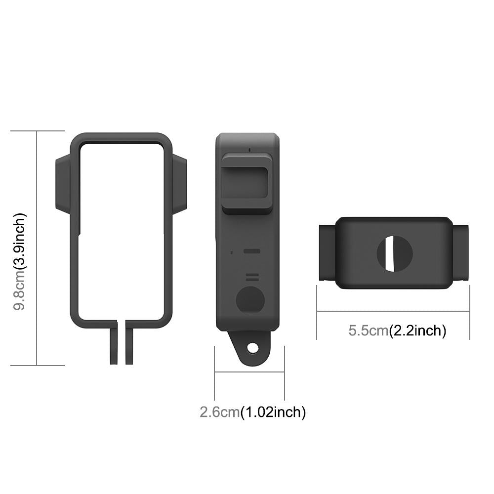 Protective Cage with Dual Cold Shoes for Dji Action 2
