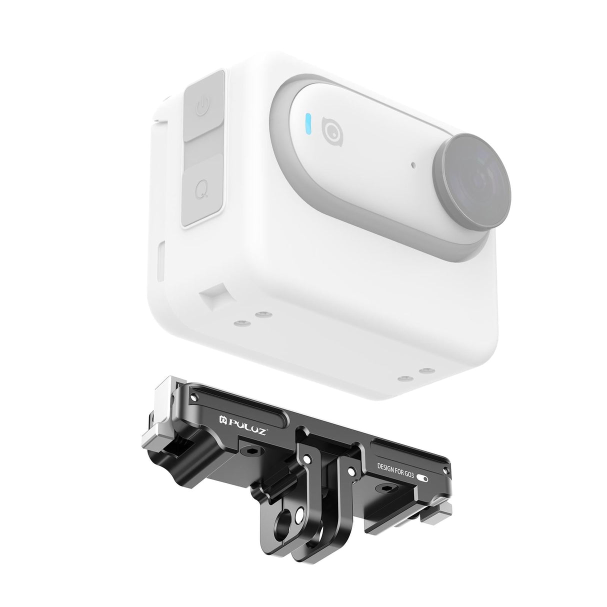 Aluminum Alloy Quick Release Base for Insta360 Go3 - Magnetic Mount