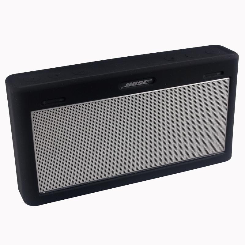 Waterproof Silicone Bluetooth Speaker Case for Bose Soundlink Iii - Black